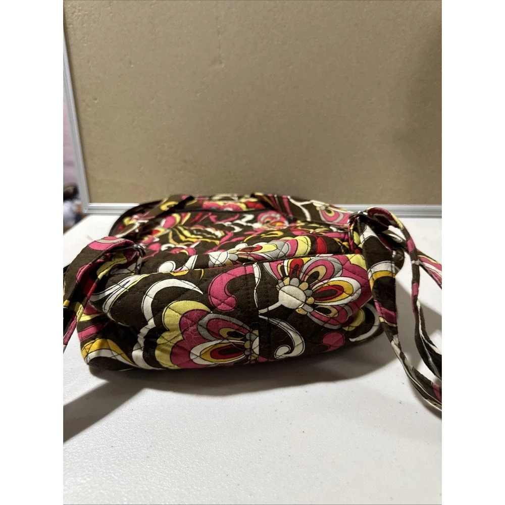 Vera Bradley Medallion Paisley Campus Quilted Backpack School Bag Book Bag